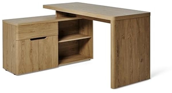 Jahnke CU-Libre 150 E Eiche Schreibtisch, Engineered Wood, Montana Oak Imitation, One Size