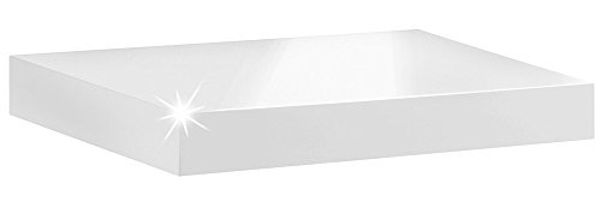 BIG BOY Wandregal 445 x 250 x 50 mm weiß hochglanz
