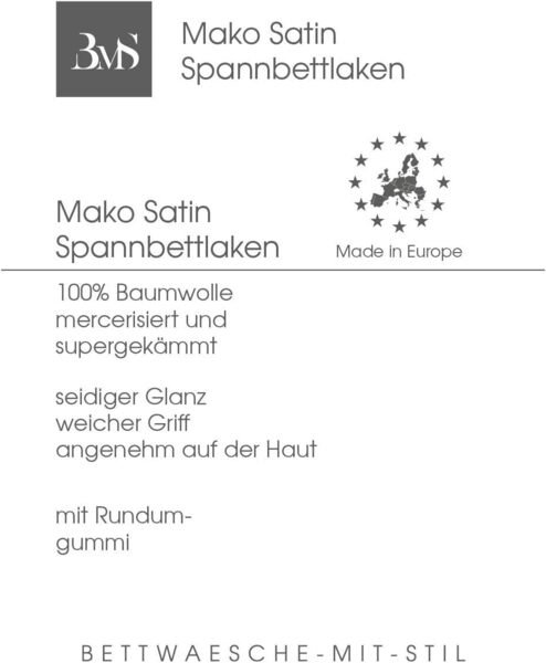 Bettwaesche-mit-Stil Mako-Satin Spannbettlaken rosa 180x200cm Höhe 21-30cm Bild 7