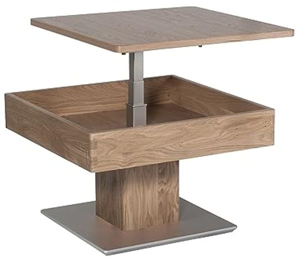Funktionstisch Celene 67x67x43 höhenverstellbar;diagonal verschiebbar Wildeiche Bianco 16226 Bild 3