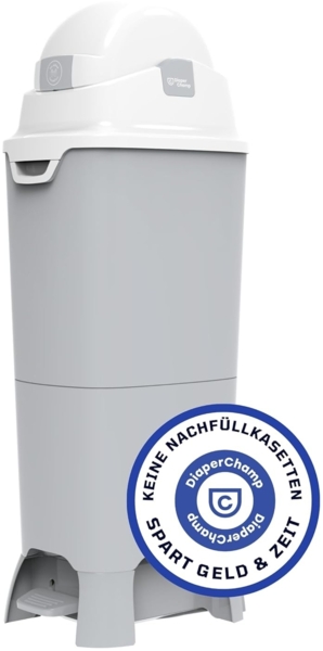 DiaperChamp ONE Maxi Handsfree - Silver Grau