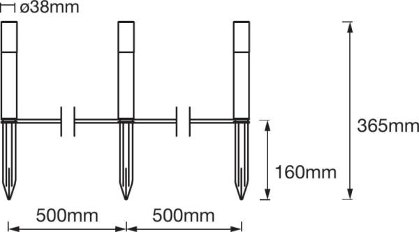 LEDVANCE SMART+ GARDENPOLE MULTICOLOR RGBW WIFI Extension 3 Bild 10