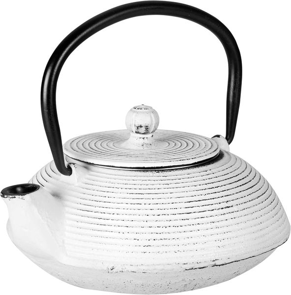 Lacor Teekanne Eisen Geschmolzen Weis 0,5 L, Gusseisen, Ivory, 16 x 15 x 9 cm