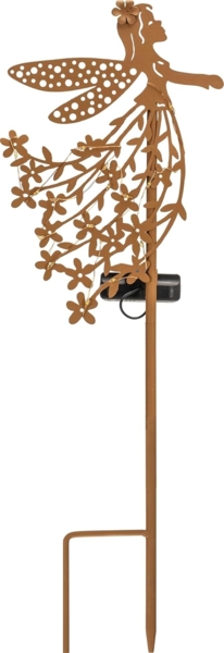 Northpoint LED Solarleuchte Gartenstab Solarstecker Außenbereich mit Dämmerungssensor