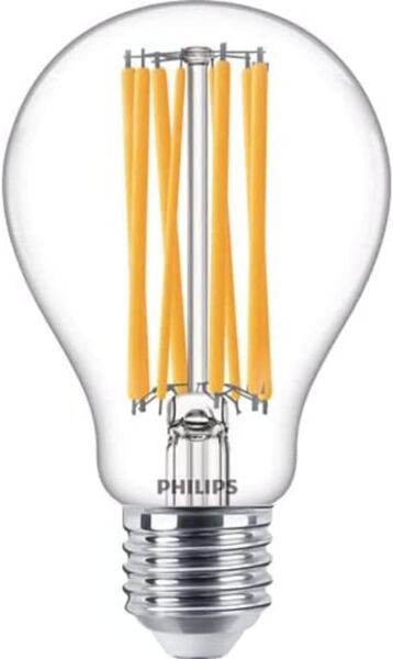 Philips LED Classic E27 Filament Lampe (150 W), LED Lampe mit kaltweißem Licht, energiesparende LED Beleuchtung mit langer Nutzlebensdauer, Klar
