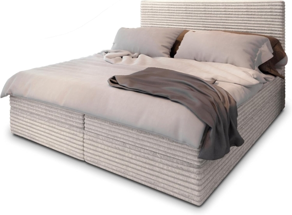 Masseno Boxbett PISA 160x200 cm mit Bonell Matratze und Topper