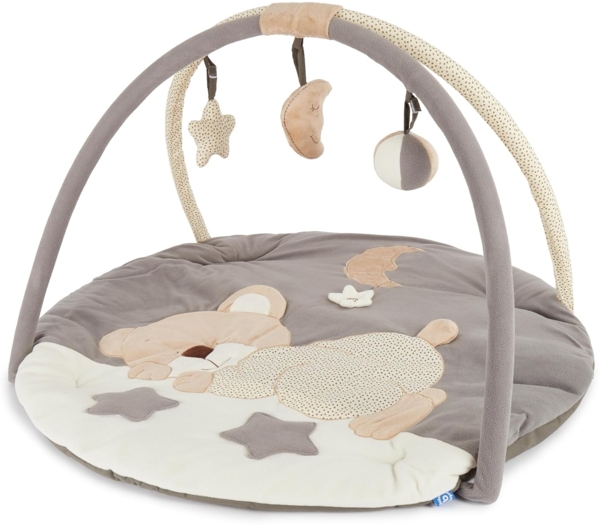 Erlebnisdecke SCHLAFBÄRCHEN (BHT 90 x 60 x 90 cm) BHT 90 x 60 x 90 cm grau