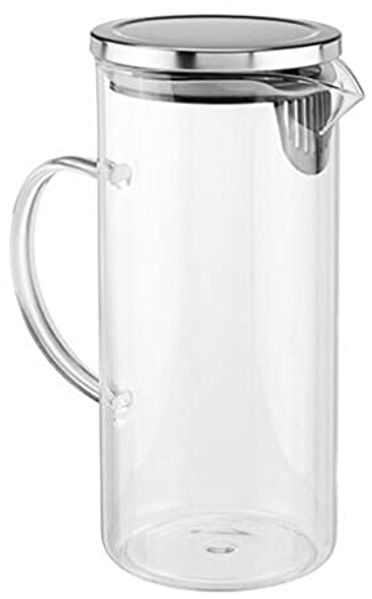 Haushalt International Wasserkrug Kühlschrank Krug, ca. 1,3L Mit Aluminiumdeckel, (1-tlg)