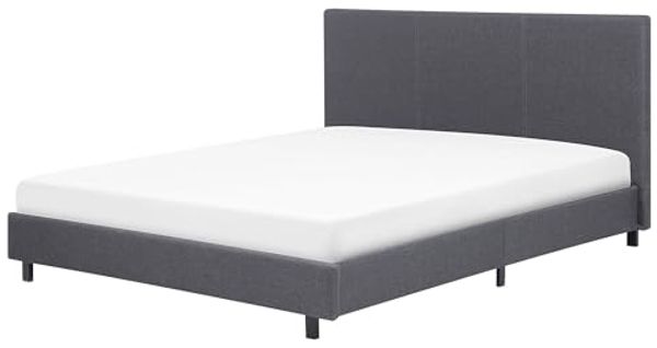 Wasserbett ALBI 160 x 200 cm Stoff Grau