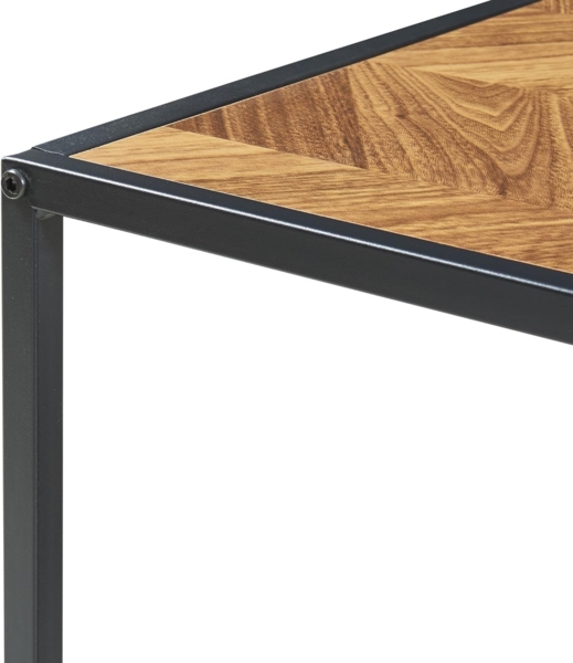 Satztisch Kurghore 2-tlg. Schwarz/Eichenoptik, dunkel [en. casa] Bild 9