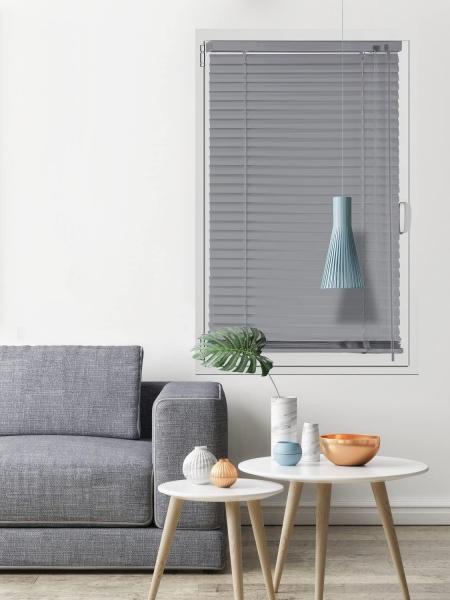 Aluminium Jalousie Lamellen 90 x 220 cm Silber Bild 2