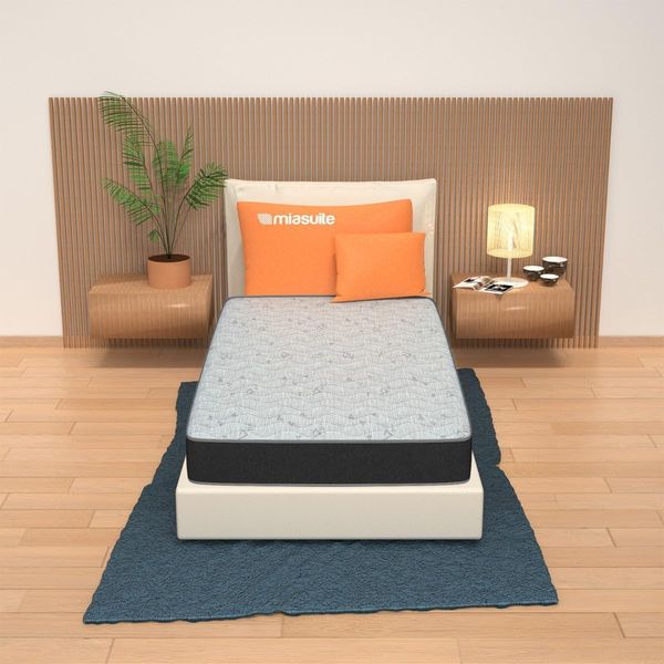 miasuite i sogni italiani Matratze 80x185 cm, Höhe 13 cm - aus Waterfoam, Klappmatratze, Atmungsaktive, Antiallergisch und Milbendicht. Modell: Summit H13