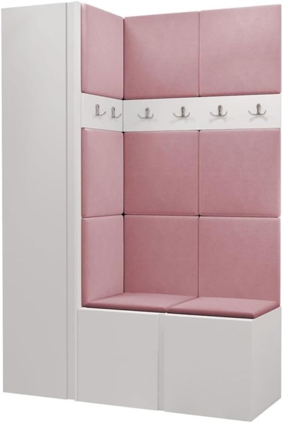 Garderoben-Set Monati IX, Weiß, Farbe: Manila 09