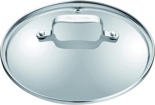 Tefal Deckel by Jamie Oliver B89985, (1-tlg), Überlaufschutz, Dampfauslassventil, Edelstahlrand