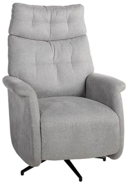 Duo Collection Relaxsessel Peralta (1-St), integrierte Fußstütze, Stahlwellenunterfederung, 115 kg, 360° drehbar