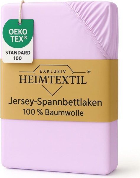 Jersey Spannbettlaken Premium Marke 90 - 100 x 200 cm Rosa