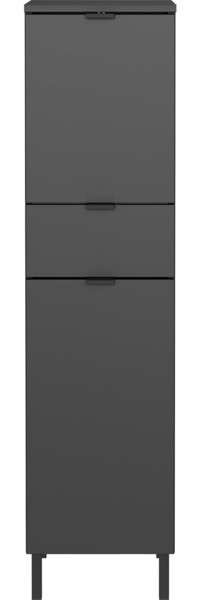 Germania Mediumschrank GW-Arcena 1394-547, in Graphit, gedämpfte Türen und Schublade, 30 x 120 x 34 cm (BxHxT) Bild 4