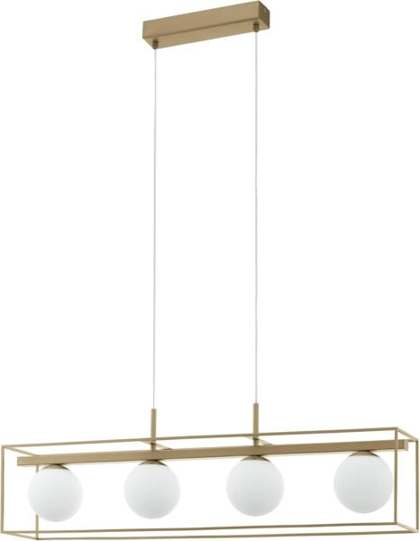 Eglo 97793 Pendelleuchte VALLASPRA champagner weiß L:91cm B:16,5cm H:110cm Bild 1
