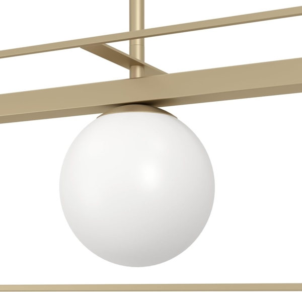 Eglo 97793 Pendelleuchte VALLASPRA champagner weiß L:91cm B:16,5cm H:110cm Bild 5