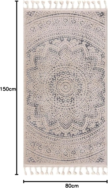 Carpet City Teppich Art 1652, rechteckig, Höhe: 7 mm, Kurzflor, Ornamenten-Muster, Boho & Mandala Stil, auch als Läufer Bild 2