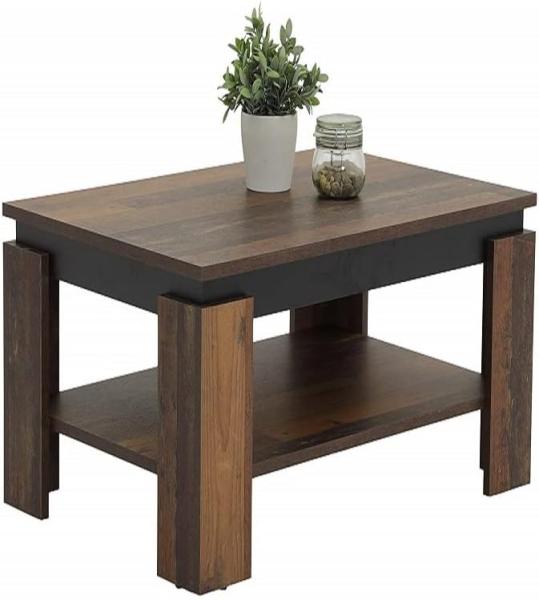 Couchtisch Torsten II / Tim II, Holzfarben, 90 x 41 x 60 cm