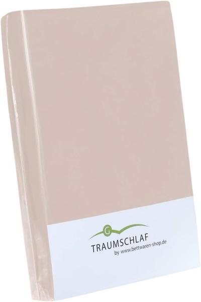 Traumschlaf Spannbettlaken Jersey Elasthan Stretch|180x200 - 200x220 cm| erika