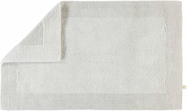 Rhomtuft WC Vorleger mit Ausschnitt Prestige|60x60 cm| perlgrau