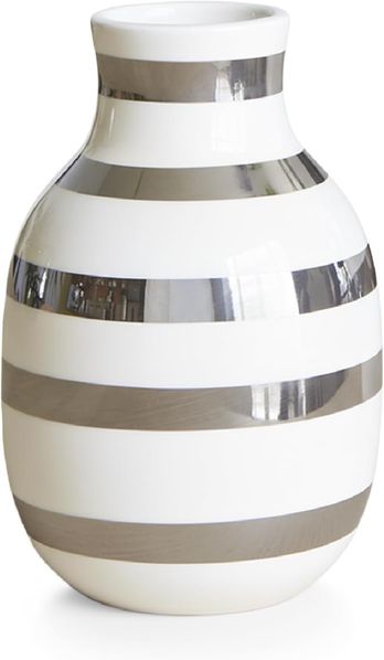 Kähler Omaggio Vase 12,5 cm silver