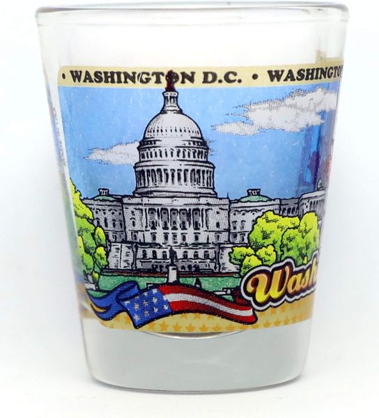Washington D. C. intégrer Verre à Shot