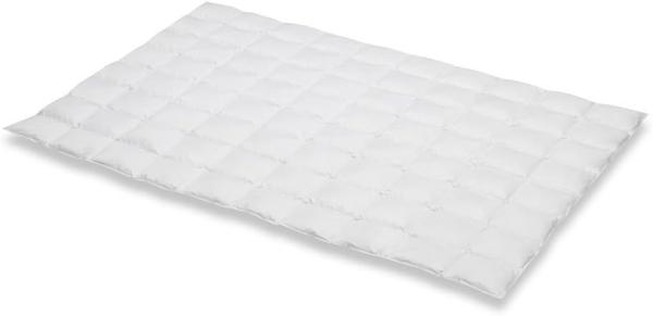 BettwarenShop Daunen Sommerdecke Premium leicht, Füllung: 90% Daunen, 10% Federn|240x220 cm