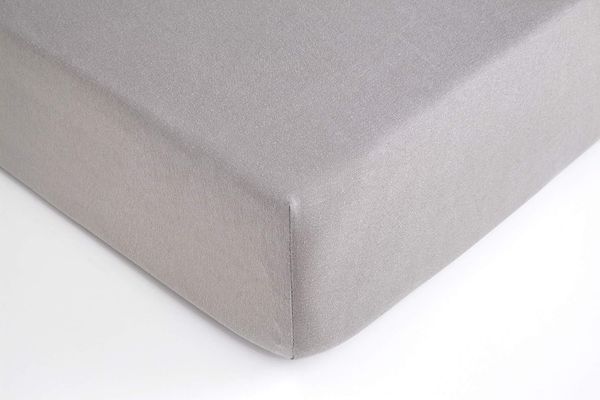 Hometex Premium Textiles Spannbettlaken für Topper bis 10cm Steghöhe, Jersey, Gummizug: Rundumgummizug, ideal für Boxspringbett Topper, 100% reine Baumwolle Bild 4