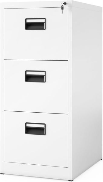 Aktenschrank Büroschrank Stahlschrank weiß 102 x 46 x 62