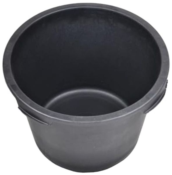 3x Mörtelkübel 65 Liter Rund Baueimer Maurerkübel - Ø 58 cm x 35 cm - Speiswanne Zementwanne Mörtelwanne - Made in Germany - Miniteich Pflanzkübel