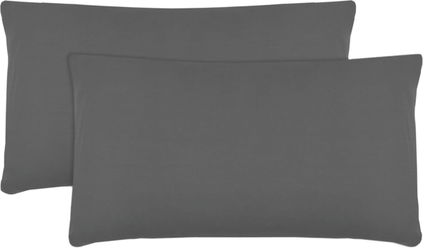 ZOLLNER Kissenbezug, (2 Stück), 40 x 80 cm, 100% Baumwolle, vom Hotelwäschespezalisten