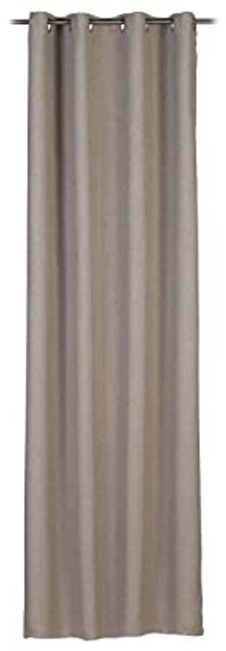Gözze 'FABRICIO' Ösenvorhang, 100% Polyester taupe, 140x245 cm