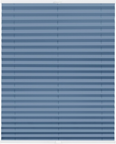 Lichtblick Sonnenschutzsysteme GmbH Thermo-Plissee Ljungby 85 cm x 160 cm (BxL) Hellblau Tageslicht mit Hitzeschutz; einfache Installation mit Klemmträgern; verspannt