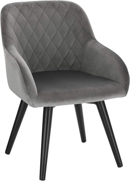 WOLTU Kinderstuhl aus Stoffbezug & Metall 55x29 cm grau