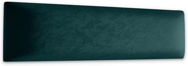 Muralo Samt Wandkissen Stoff Polsterpaneel Schlafzimmer Wohnzimmer Bett Wandpolster Bettkopfteil Lendekissen Modern Luxus Gepolstert Polster Paneel (Türkis, 80x20 cm)
