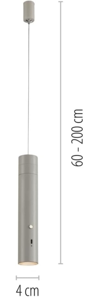 JUST LIGHT Pendelleuchte ATTACH, Dimmfunktion, LED fest integriert, Warmweiß, Akkuleuchte Bild 6