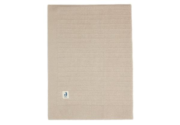 Jollein Pure Knit Babydecke Nougat 75 x 100 cm Beige