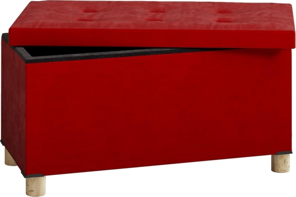 VCM Sitzbank Sizos 917615 Rot H. 40 x B. 76 x T. 38 cm