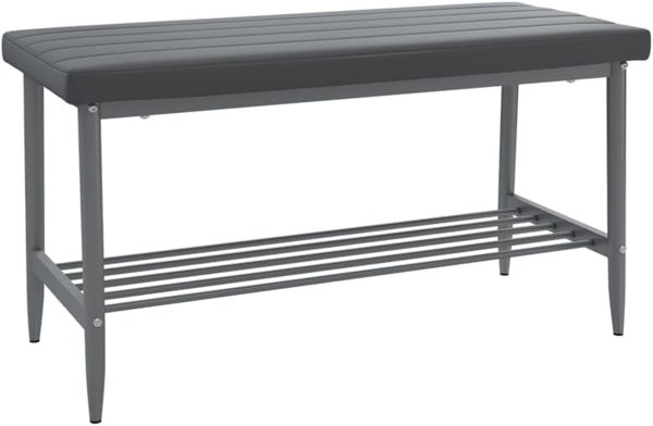 Sitzbank Grand Grau 85 x 35 cm Vicco