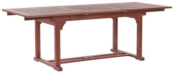 Gartentisch Holz Dunkler Holzfarbton TOSCANA