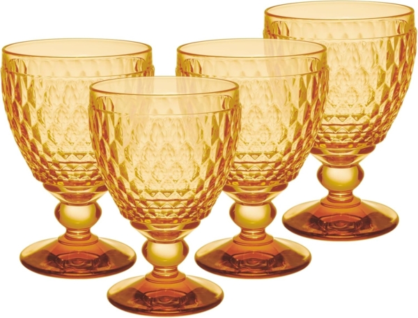 Villeroy & Boch Boston Coloured Rotweinglas 310 ml Saffron 4er Set