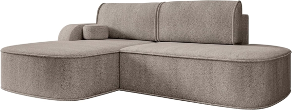 Ecksofa Koro (Farbe: Coral 50, Seite: Links)
