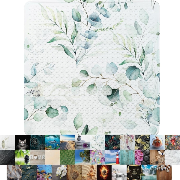 Sanilo Duschmatte mit Motiv, viele schöne Badematten zur Auswahl, rutschfeste & sichere Badematte, hochwertig, Kunststoff PVC, quadratisch, 230 extra starke Saugnäpfe, 53 x 53 cm, waschbar