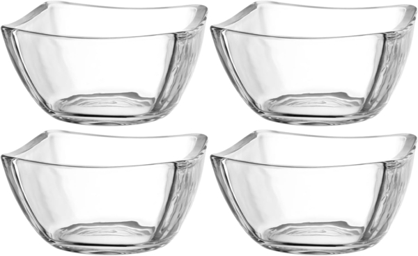 LEONARDO Schale PIAZZA, 12 cm, 4er-Set, Glas, (Set, 4-tlg), spülmaschinengeeignet