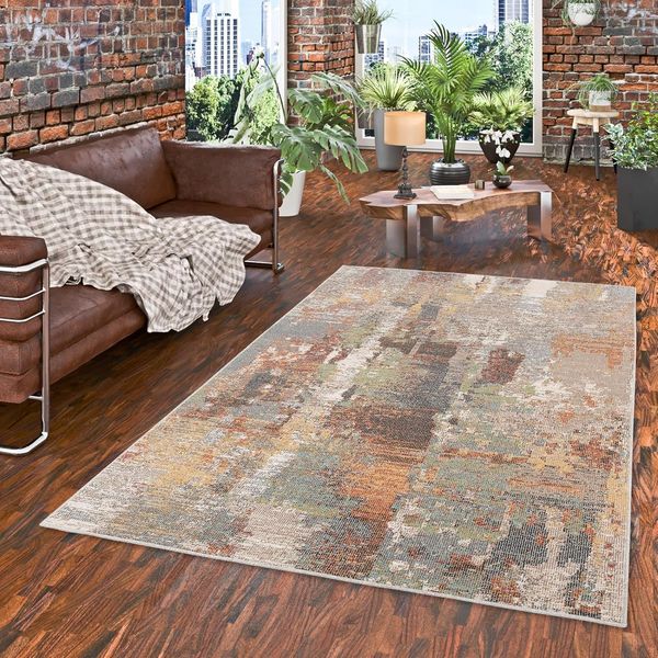 Pergamon Designteppich In- und Outdoor Teppich Lagos Verlauf, Rechteckig, Höhe: 4 mm