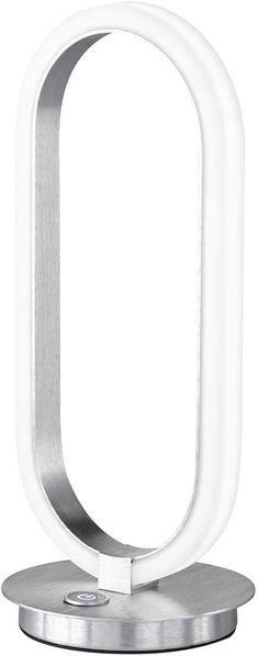 LED Tischleuchte, Metall, Touchdimmer, H 32 cm, NEWA