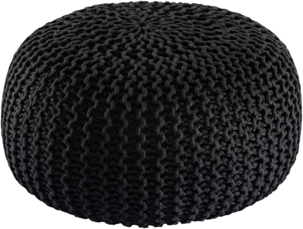 Amagohome Sitzhocker Pouf Outdoor ø 55 o. 45cm Bodenkissen Sitzpouf Hocker wetterfest pfleg